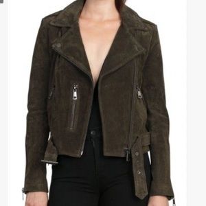 EUC Bagatelle Olive Suede Jacket